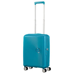 American Tourister Soundbox 4-Wheel 55cm Cabin Case Summer Blue